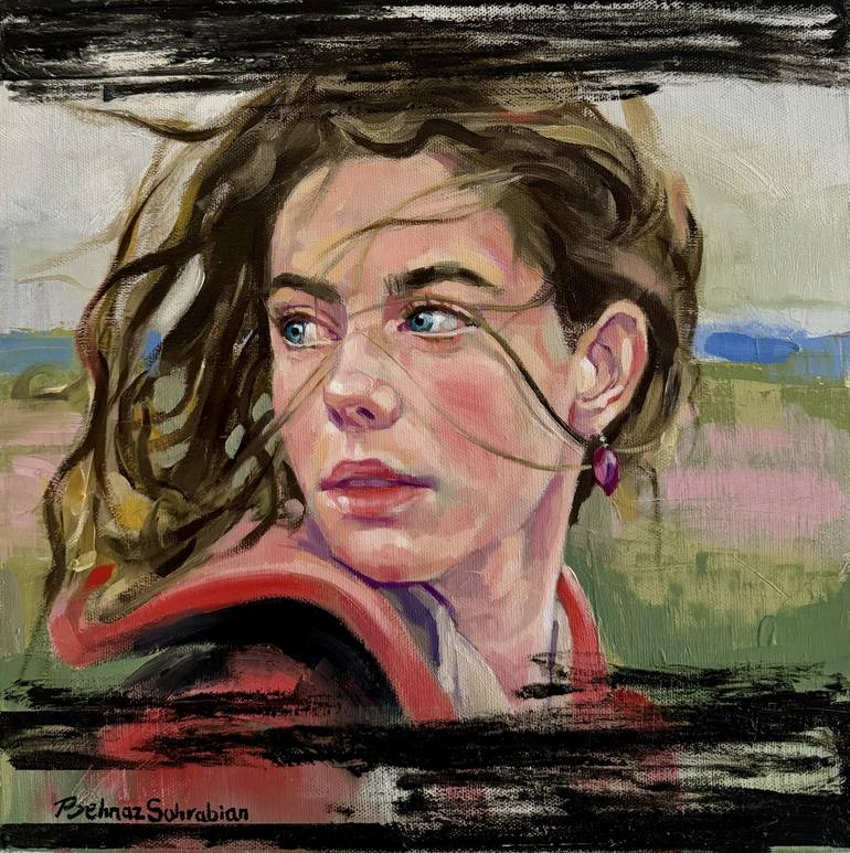 Original Expressionism People Paintings by Behnaz Sohrabian