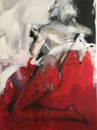 Original Figurative Love Paintings by Behnaz Sohrabian