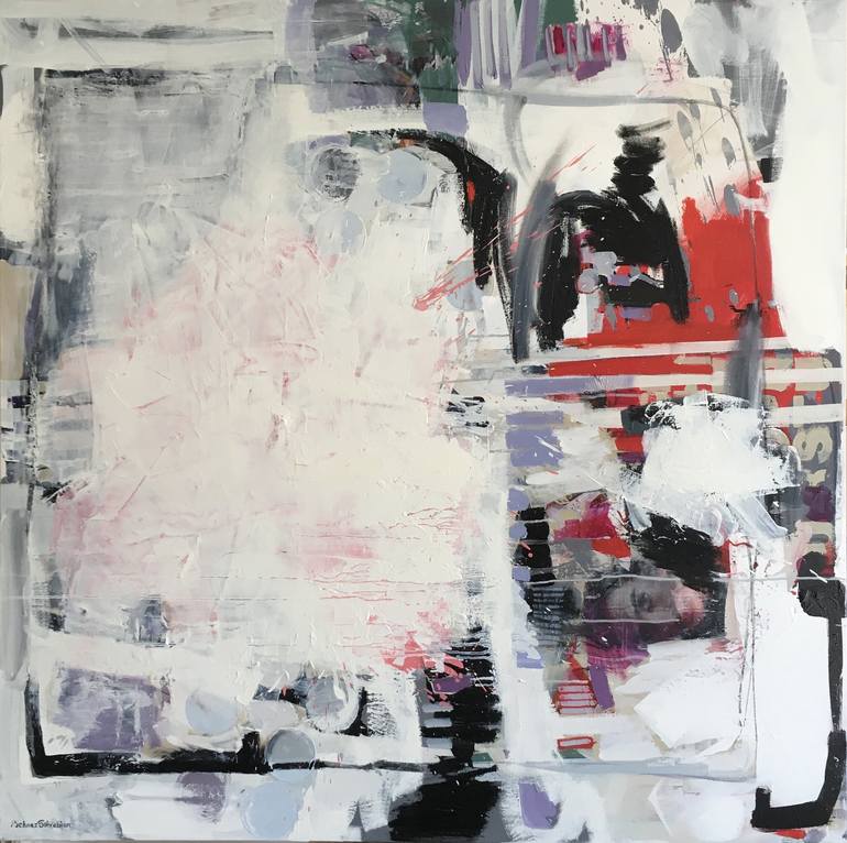 Original Abstract Expressionism Abstract Paintings by Behnaz Sohrabian