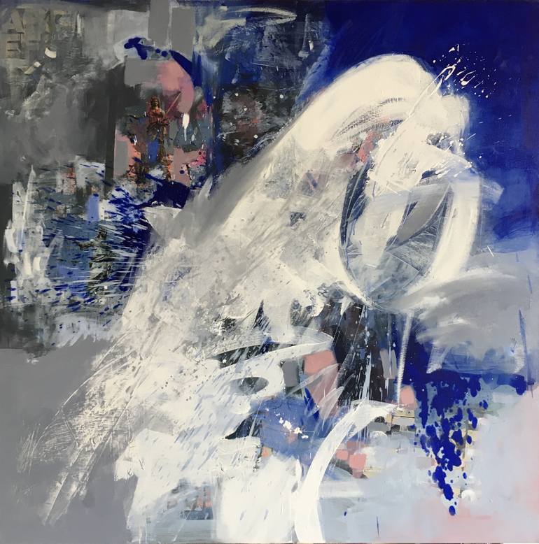 Original Abstract Expressionism Abstract Paintings by Behnaz Sohrabian