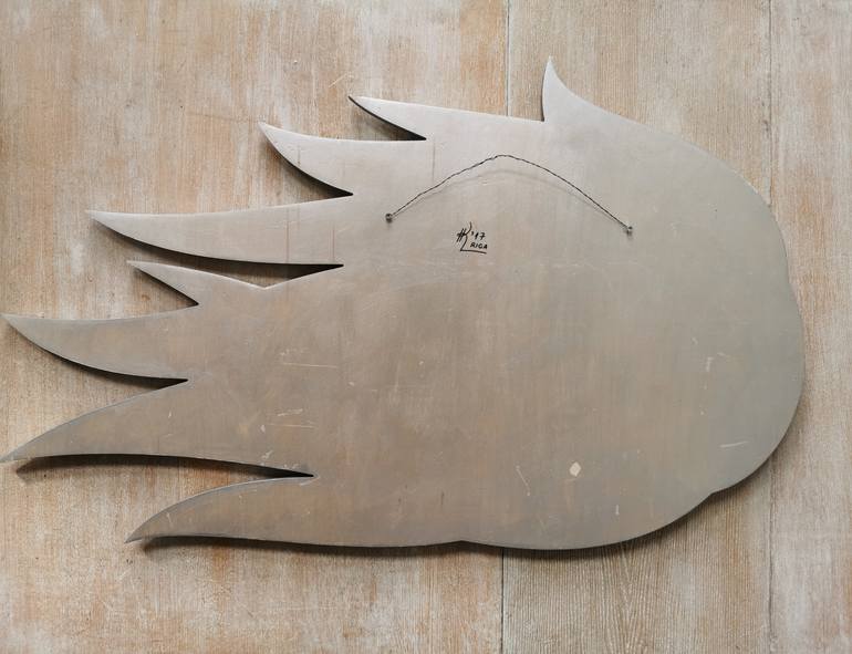 Original Conceptual Outer Space Sculpture by Irina  Krilo