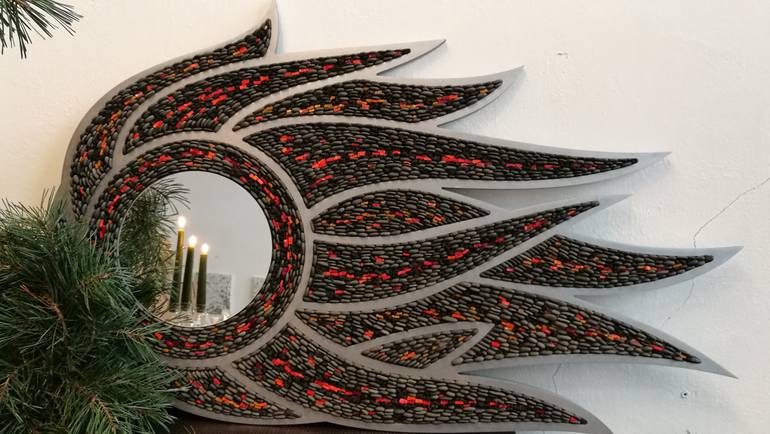 Original Conceptual Outer Space Sculpture by Irina  Krilo