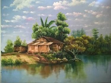Original Fine Art Landscape Paintings by Capricious Abu