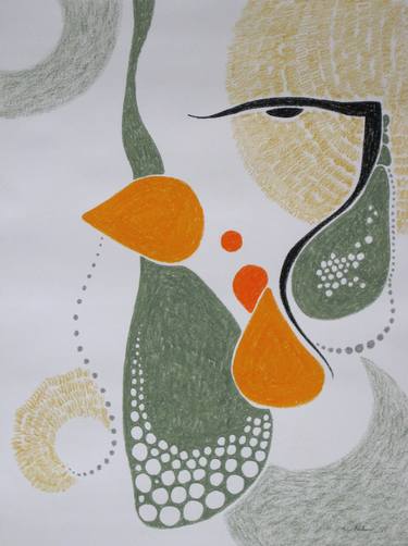Original Abstract Drawings by Elizabeth Parker