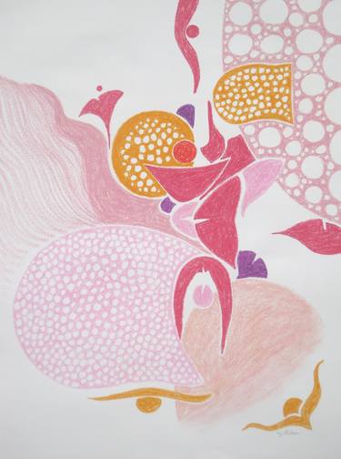 Original Abstract Drawings by Elizabeth Parker