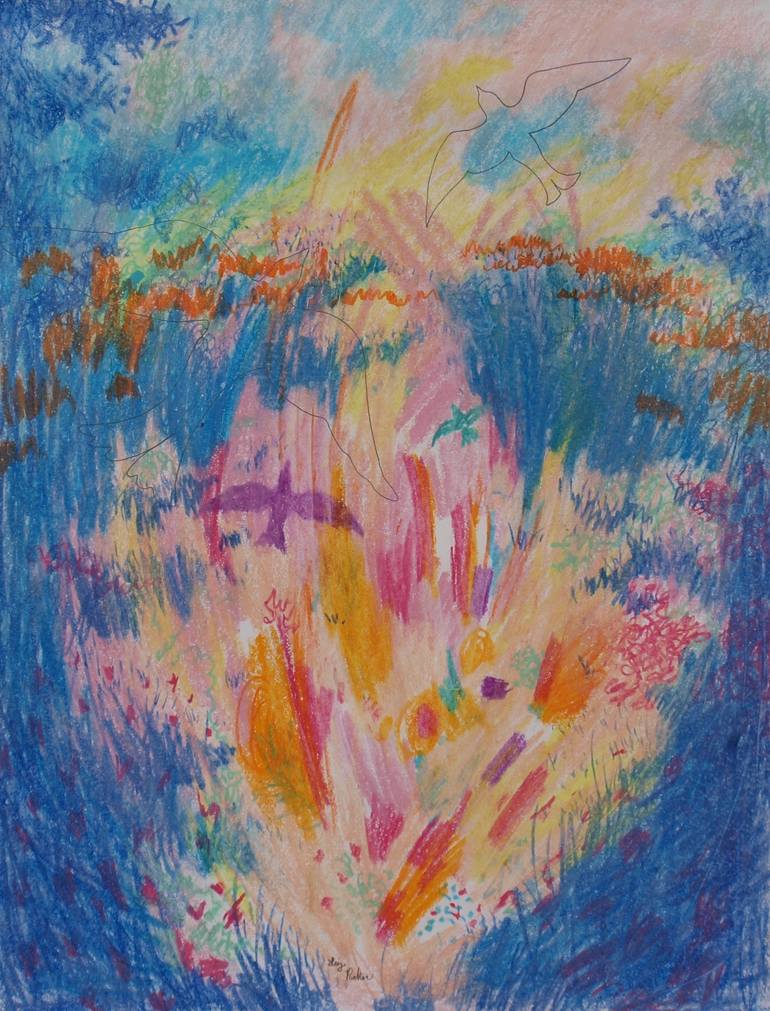 Field Drawing by Elizabeth Parker Saatchi Art