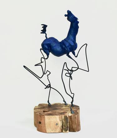 Original Expressionism Animal Sculpture by Elizabeth Parker