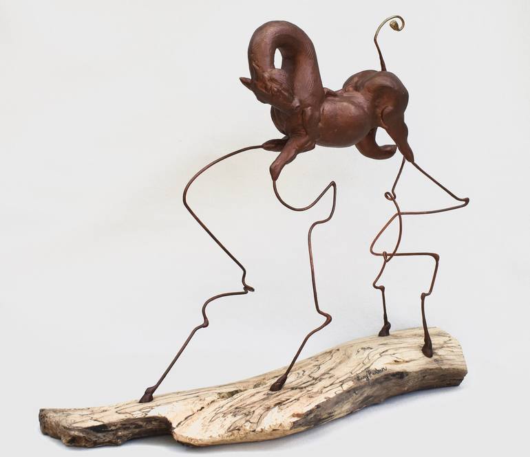 Original Figurative Animal Sculpture by Elizabeth Parker