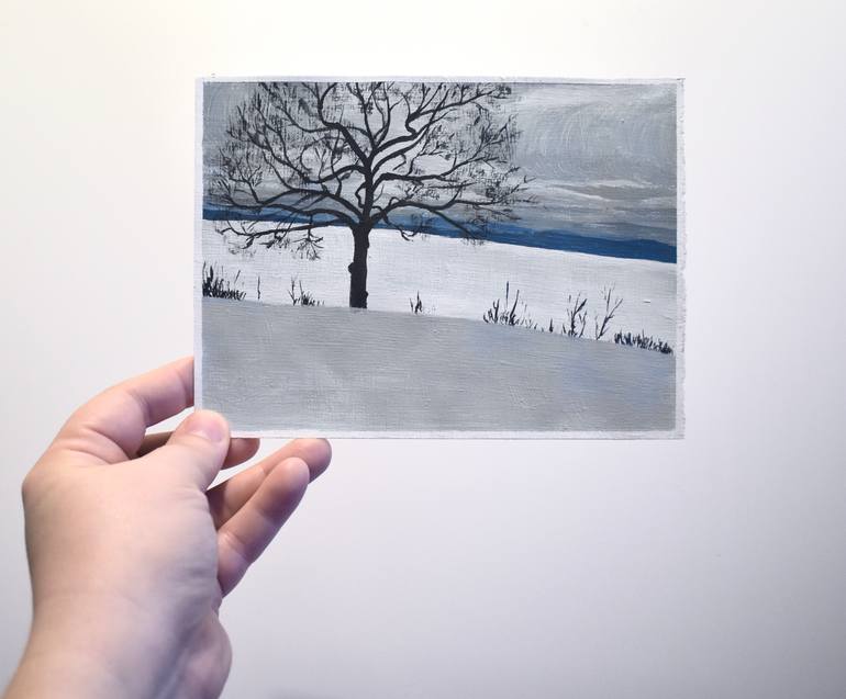 Original Figurative Landscape Painting by Elizabeth Parker