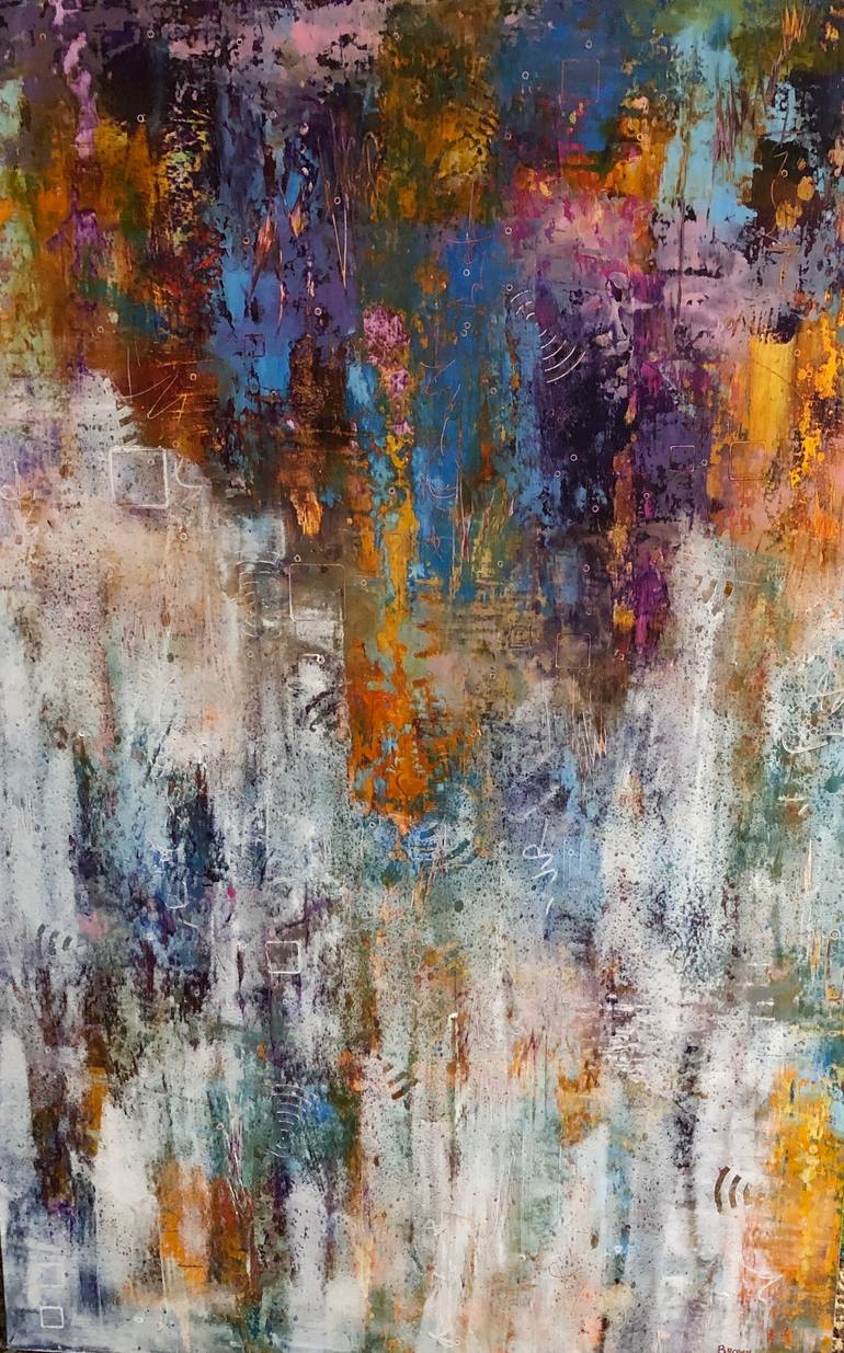 The Great Reveal Painting by Diane Brown | Saatchi Art