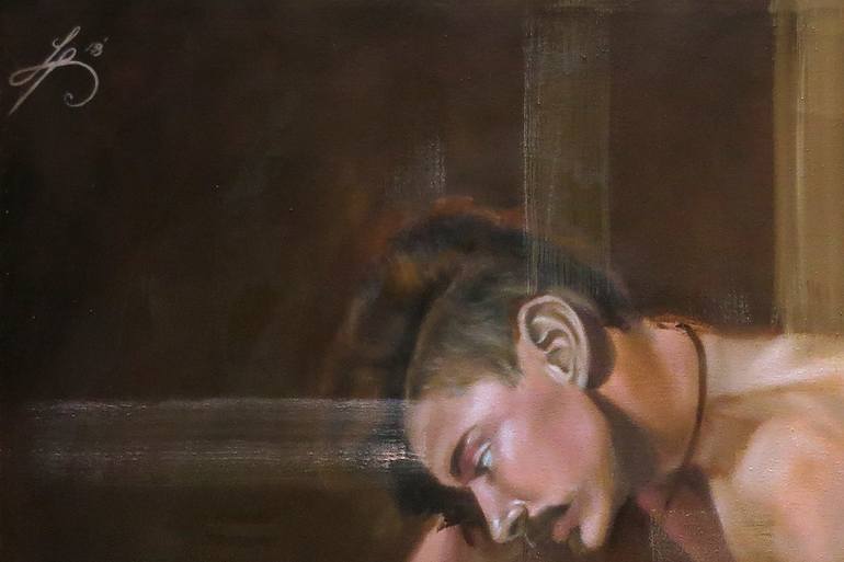 Original Figurative Men Painting by Juan Barco