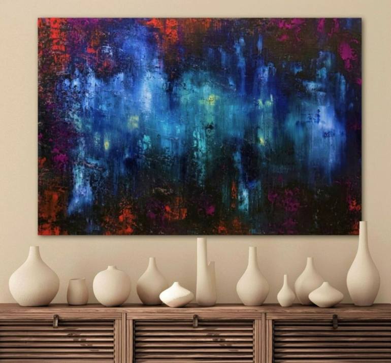 Original Abstract Painting by Elizabeth Cox