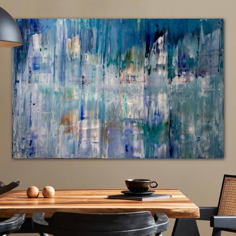 Original Abstract Expressionism Abstract Painting by Elizabeth Cox