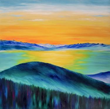 Original Expressionism Landscape Paintings by Elizabeth Cox