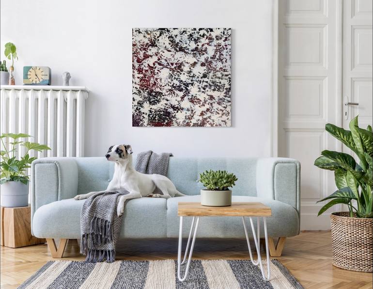 Original Abstract Expressionism Abstract Painting by Elizabeth Cox