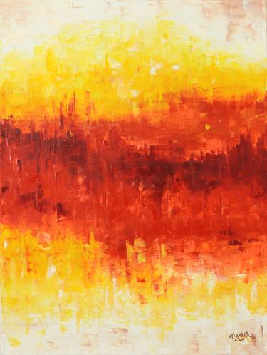 Original Fine Art Abstract Paintings by Elizabeth Cox