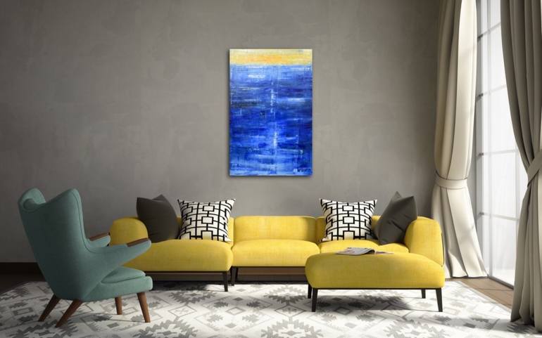 Original Abstract Expressionism Abstract Painting by Elizabeth Cox