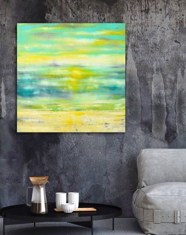 Original Fine Art Abstract Painting by Elizabeth Cox