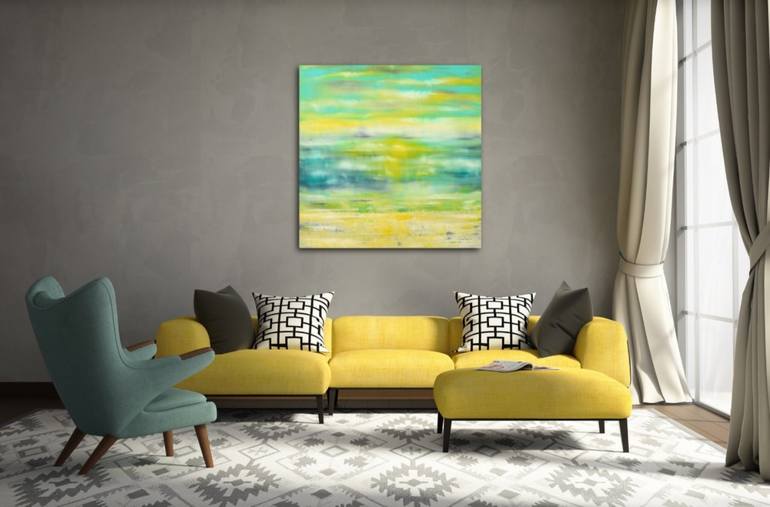 Original Fine Art Abstract Painting by Elizabeth Cox