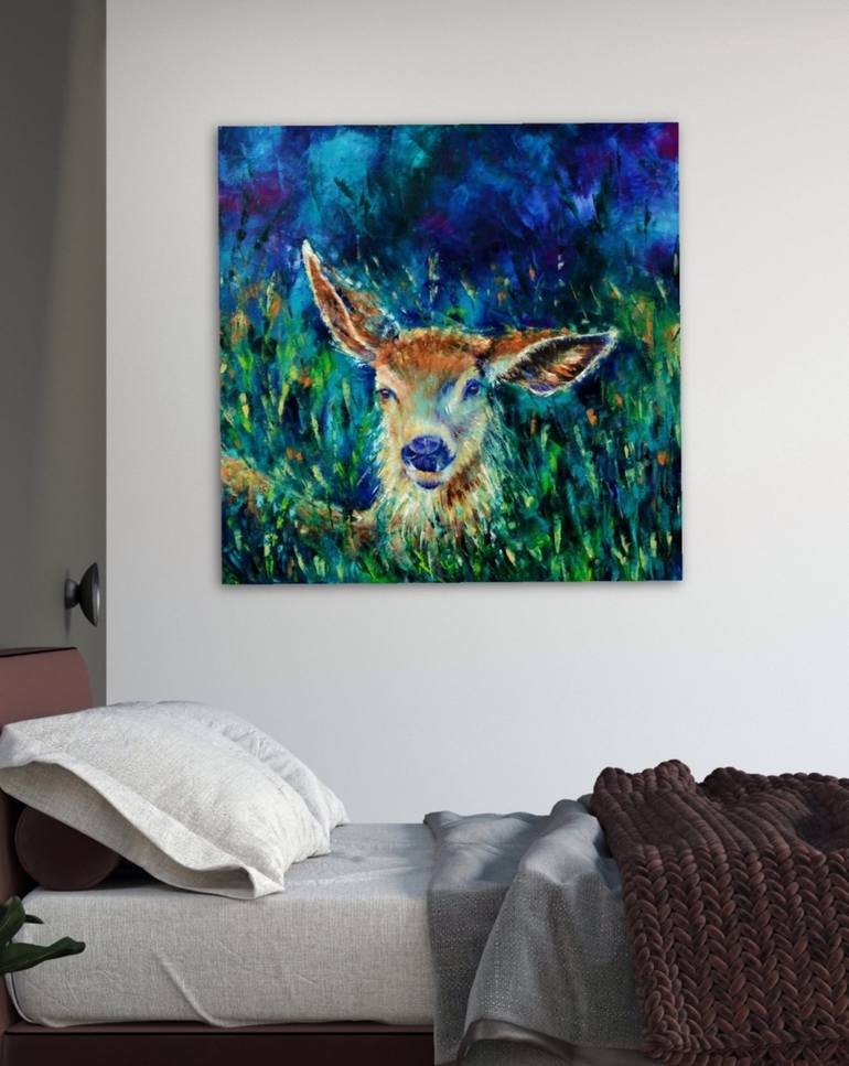 Original Animal Painting by Elizabeth Cox