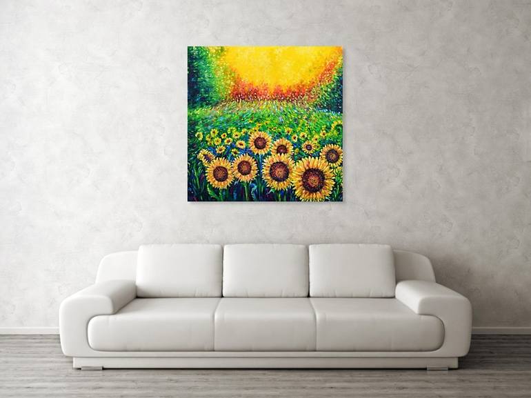 Original Abstract Landscape Painting by Elizabeth Cox