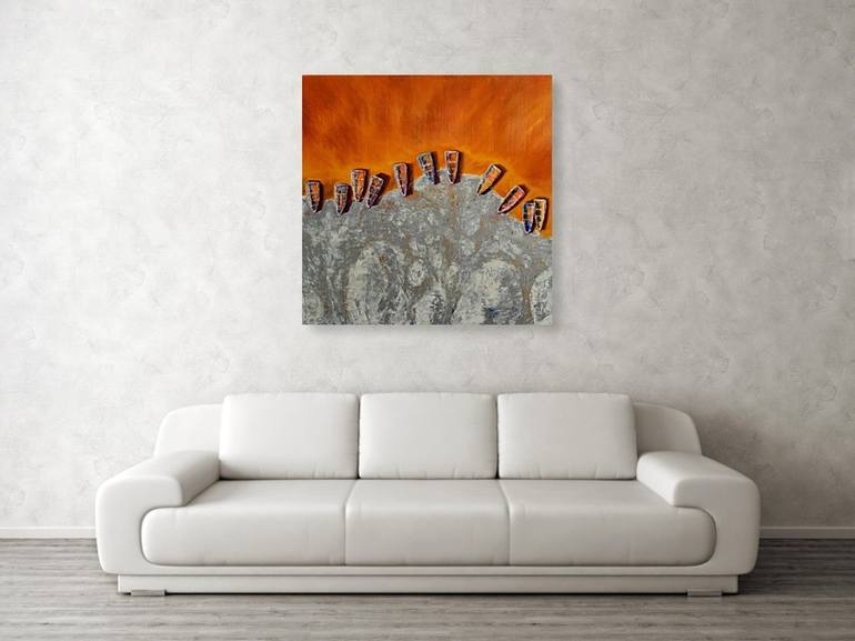 Original Abstract Painting by Elizabeth Cox