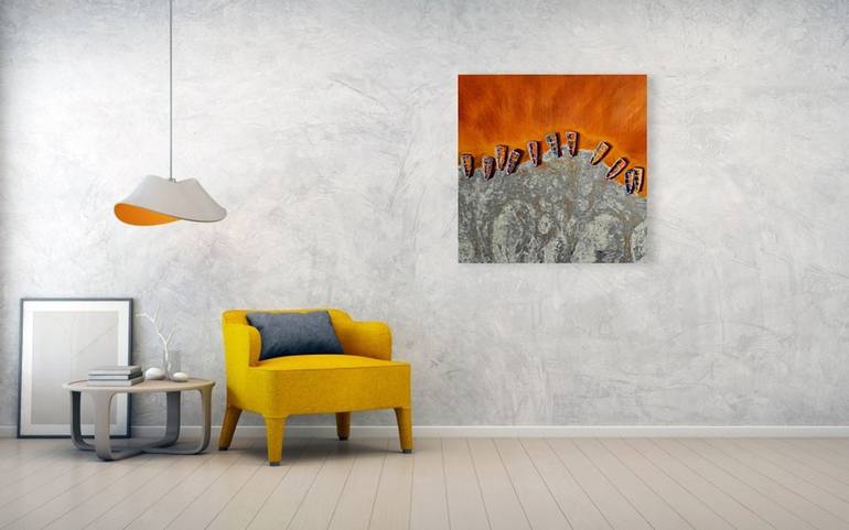 Original Fine Art Abstract Painting by Elizabeth Cox