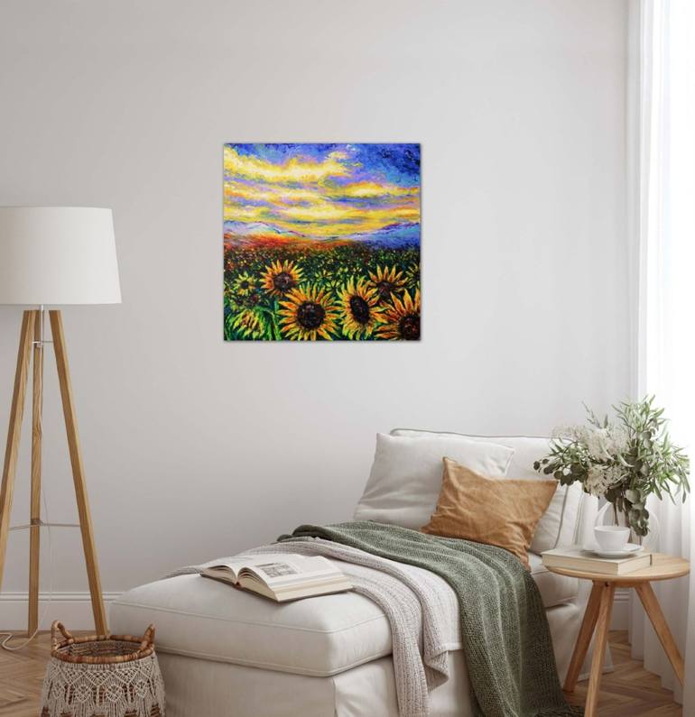 Original Expressionism Landscape Painting by Elizabeth Cox