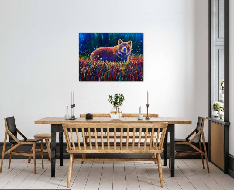 Original Expressionism Animal Painting by Elizabeth Cox