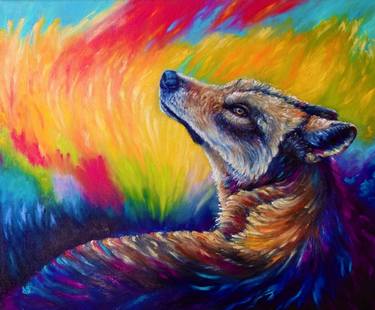 Original Abstract Animal Paintings by Elizabeth Cox