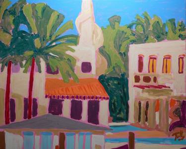 Original Impressionism Architecture Paintings by William Tully