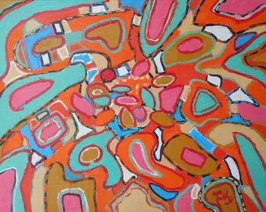Original Abstract Painting by William Tully