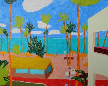 Print of Expressionism Beach Paintings by William Tully