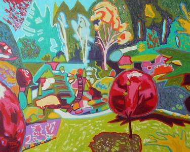 Print of Expressionism Garden Paintings by William Tully