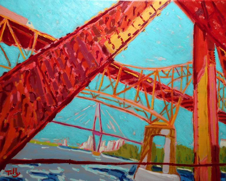 3 Bridges Painting by William Tully Saatchi Art