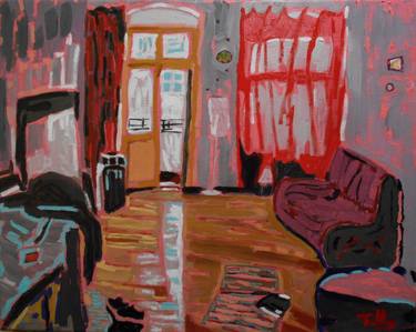 Original Expressionism Interiors Paintings by William Tully