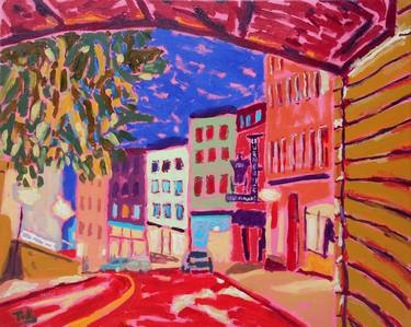 Print of Expressionism Cities Paintings by William Tully