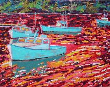 Original Boat Paintings by William Tully