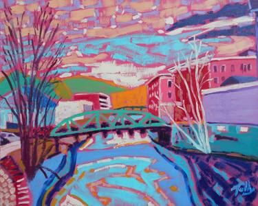 Original Expressionism Landscape Paintings by William Tully