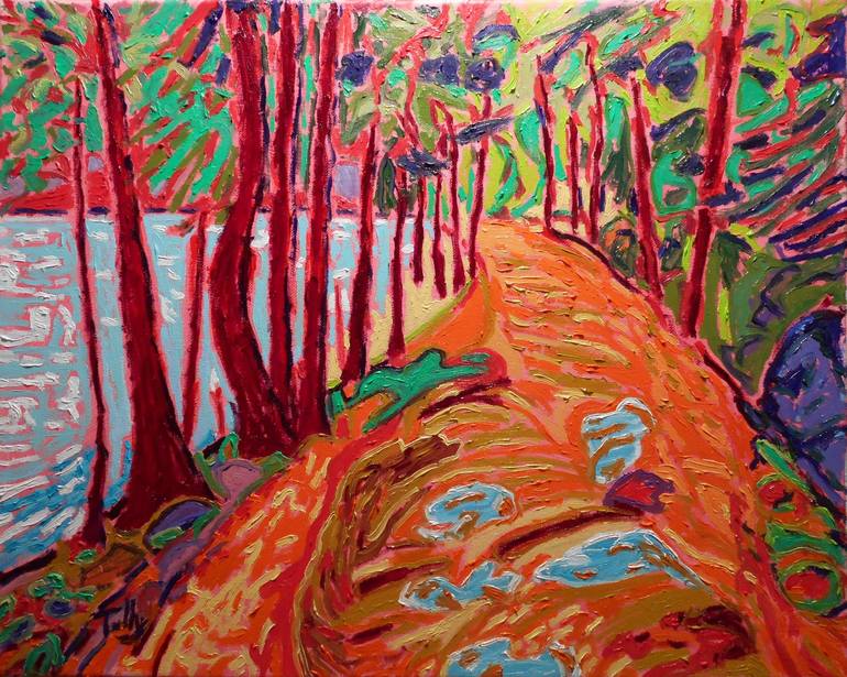 Print of Expressionism Landscape Paintings by William Tully