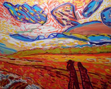 Original Expressionism Beach Paintings by William Tully