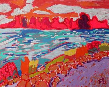Print of Expressionism Places Paintings by William Tully