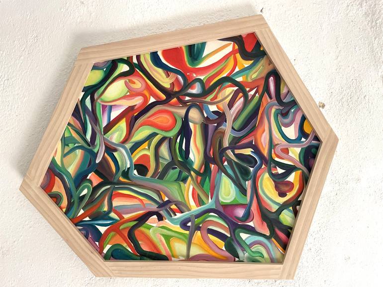 Original Fine Art Abstract Painting by Camille Thilloy