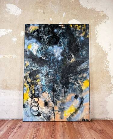 Original Abstract Expressionism Abstract Paintings by SNOWED IN