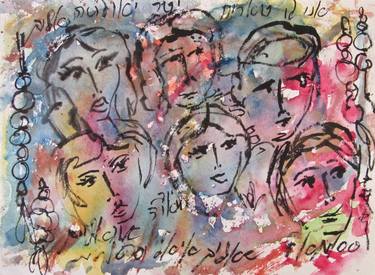 Print of Abstract Expressionism People Paintings by Samuel Lindsay