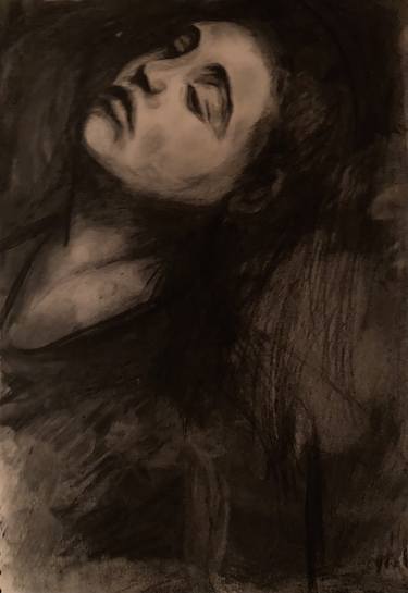 Original Figurative Portrait Drawings by Maria Giovanna Ambrosone