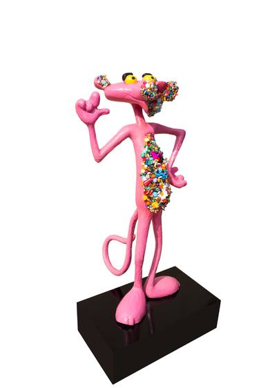 Original Art Deco Cartoon Sculpture by Rachel K