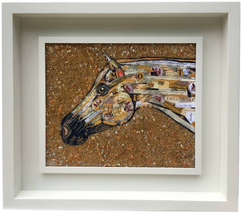 Original Abstract Animal Collage by Georgea Blakey