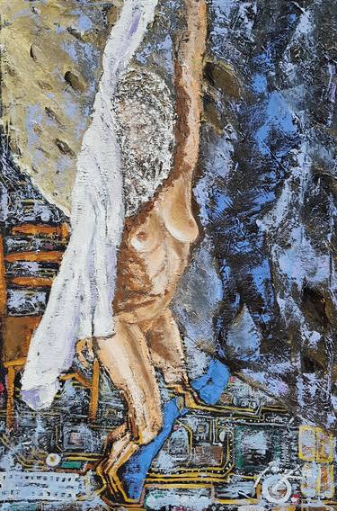 Original Nude Painting by Zoltan Jancso