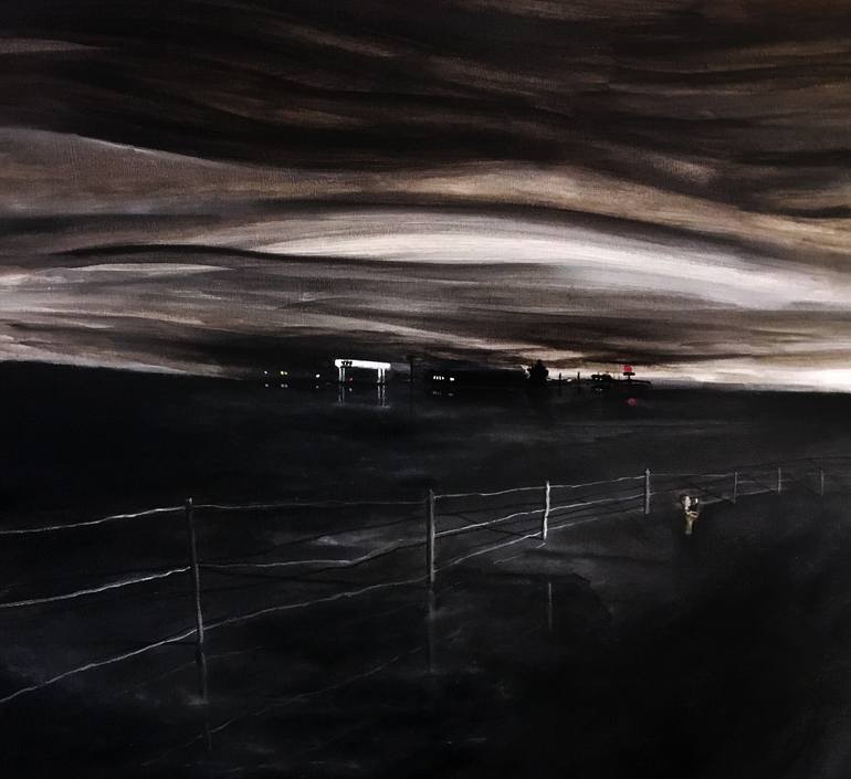 Original Figurative Science/Technology Painting by Emir Zenón Gómez Farah